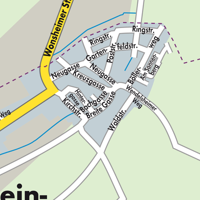 Stadtplan Stein-Bockenheim