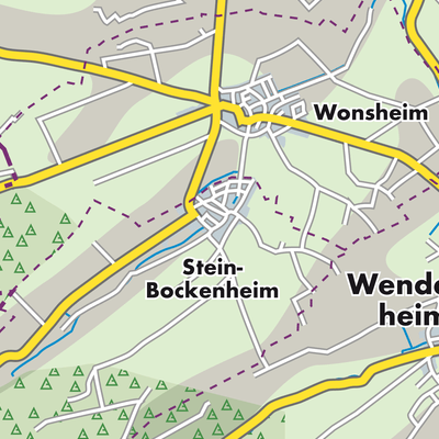Übersichtsplan Stein-Bockenheim