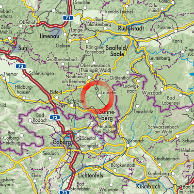 Landkarte Steinach