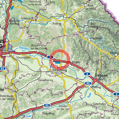 Landkarte Steinach