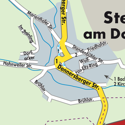 Stadtplan Steinbach am Donnersberg