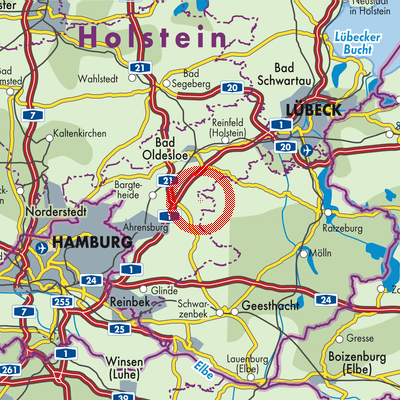 Landkarte Steinburg
