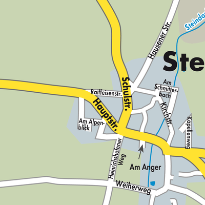 Stadtplan Steindorf