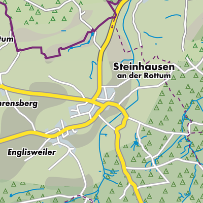 Übersichtsplan Steinhausen an der Rottum