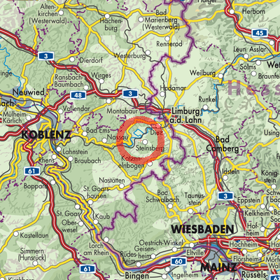 Landkarte Steinsberg