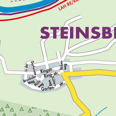 Stadtplan Steinsberg