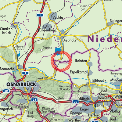 Landkarte Stemshorn
