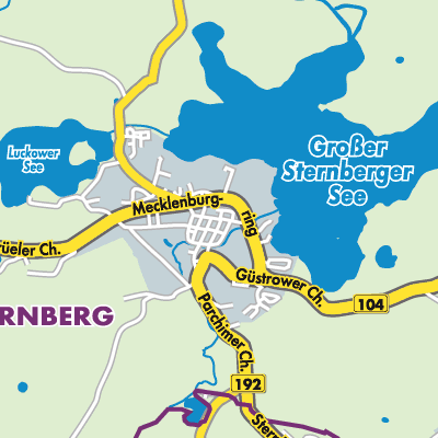 Übersichtsplan Sternberg