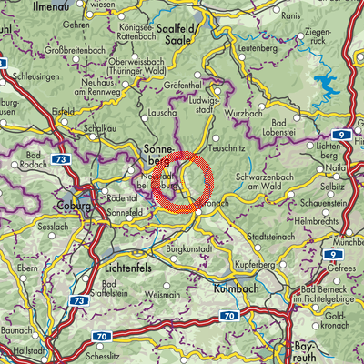 Landkarte Stockheim