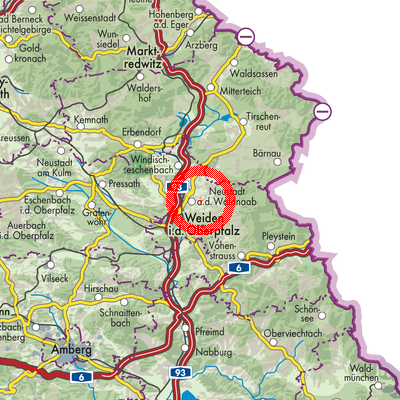Landkarte Störnstein
