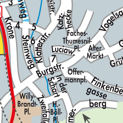 Stadtplan Stolberg