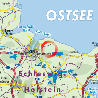 Landkarte Stoltenberg
