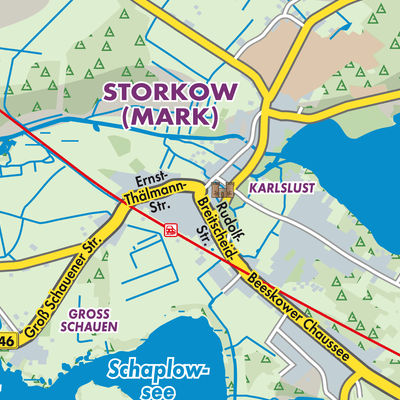 Übersichtsplan Storkow (Mark)