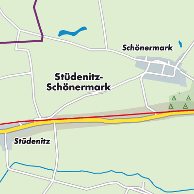 Übersichtsplan Stüdenitz-Schönermark