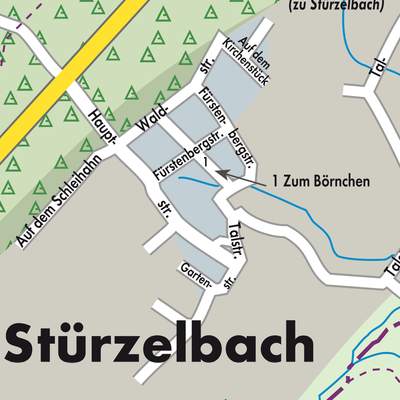 Stadtplan Stürzelbach