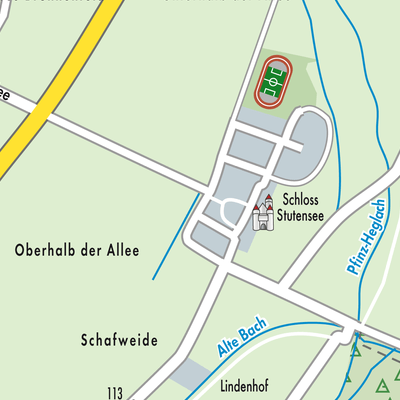 Stadtplan Stutensee