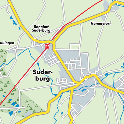 Übersichtsplan Suderburg
