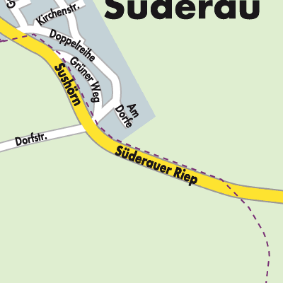 Stadtplan Süderau