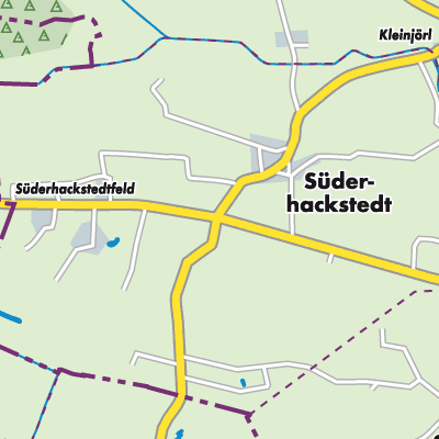 Übersichtsplan Süderhackstedt