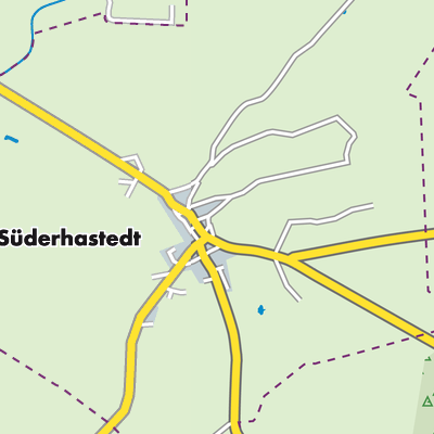 Übersichtsplan Süderhastedt
