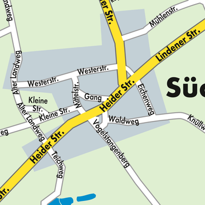 Stadtplan Süderheistedt