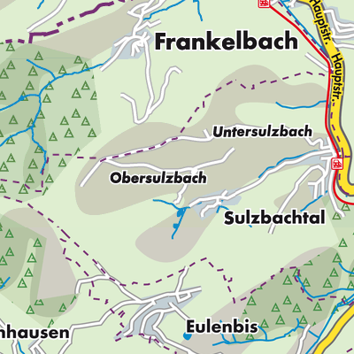 Übersichtsplan Sulzbachtal