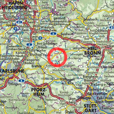 Landkarte Sulzfeld