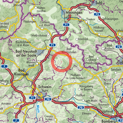 Landkarte Sulzfeld