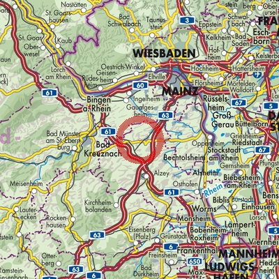 Landkarte Sulzheim