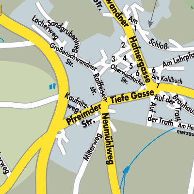 Stadtplan Tännesberg