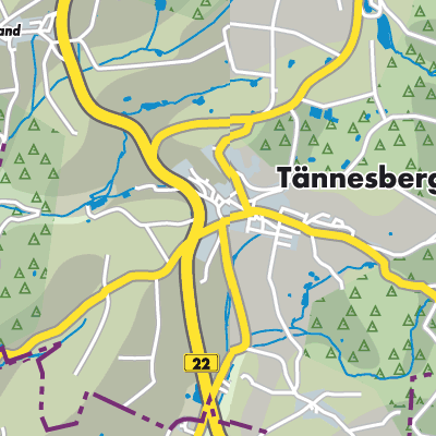Übersichtsplan Tännesberg