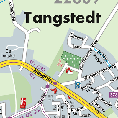 Stadtplan Tangstedt
