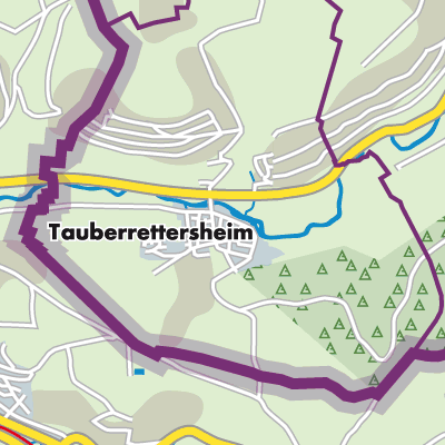 Übersichtsplan Tauberrettersheim