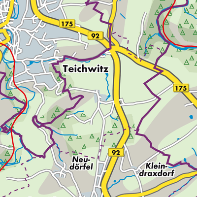 Übersichtsplan Teichwitz