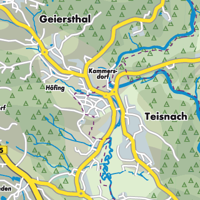 Übersichtsplan Teisnach