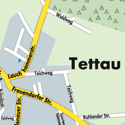 Stadtplan Tettau