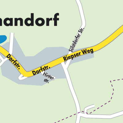 Stadtplan Thandorf