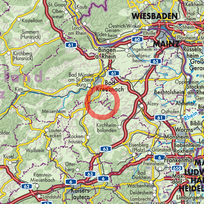 Landkarte Tiefenthal