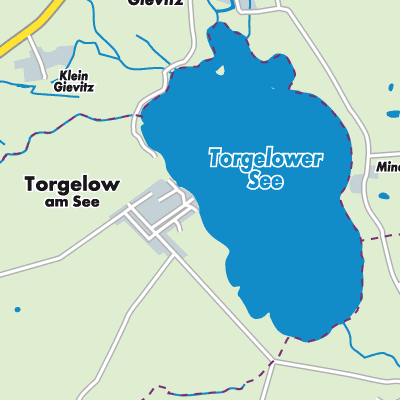 Übersichtsplan Torgelow am See