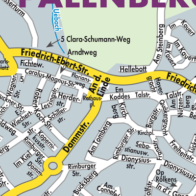 Stadtplan Übach-Palenberg