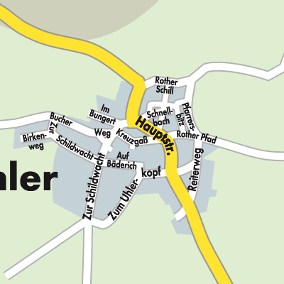 Stadtplan Uhler