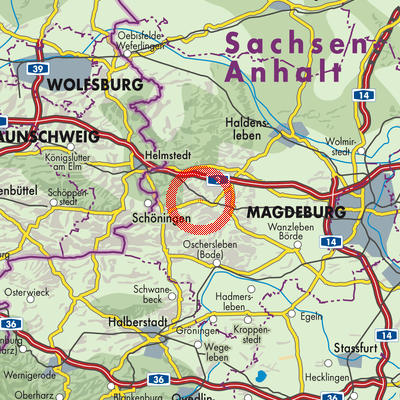 Landkarte Ummendorf