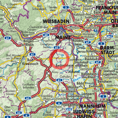 Landkarte Undenheim