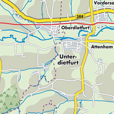 Übersichtsplan Unterdietfurt