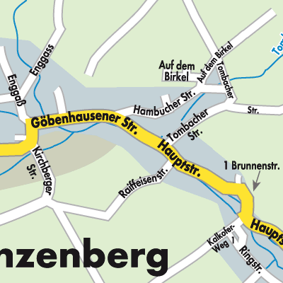 Stadtplan Unzenberg