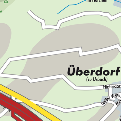 Stadtplan Urbach