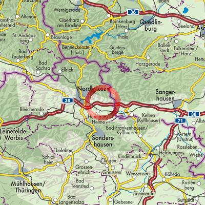 Landkarte Urbach