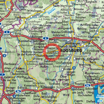 Landkarte Ustersbach