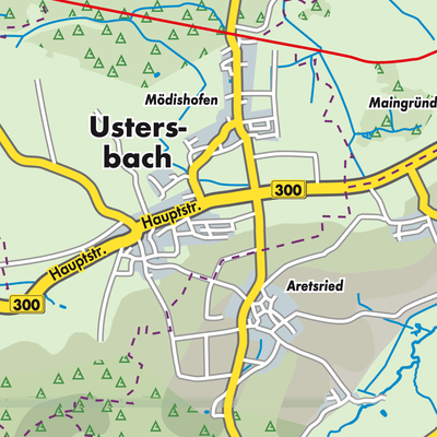 Übersichtsplan Ustersbach