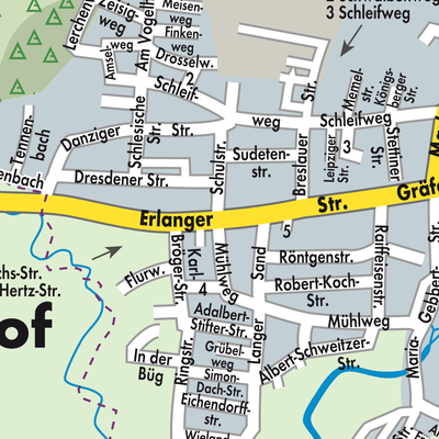 Stadtplan Uttenreuth